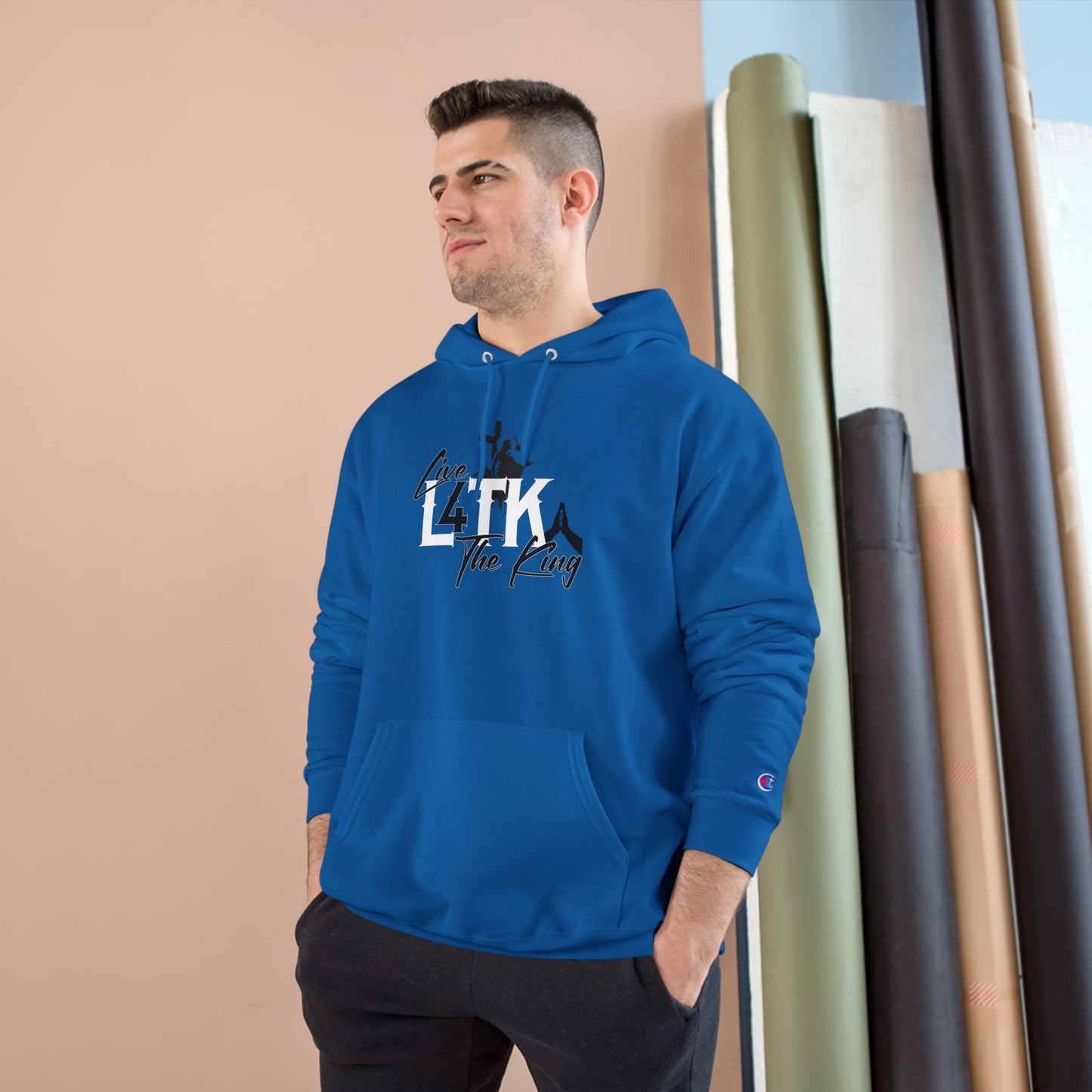 Live L4TK Champion Hoodie - Motivational Sweatshirt for Everyday Inspiration