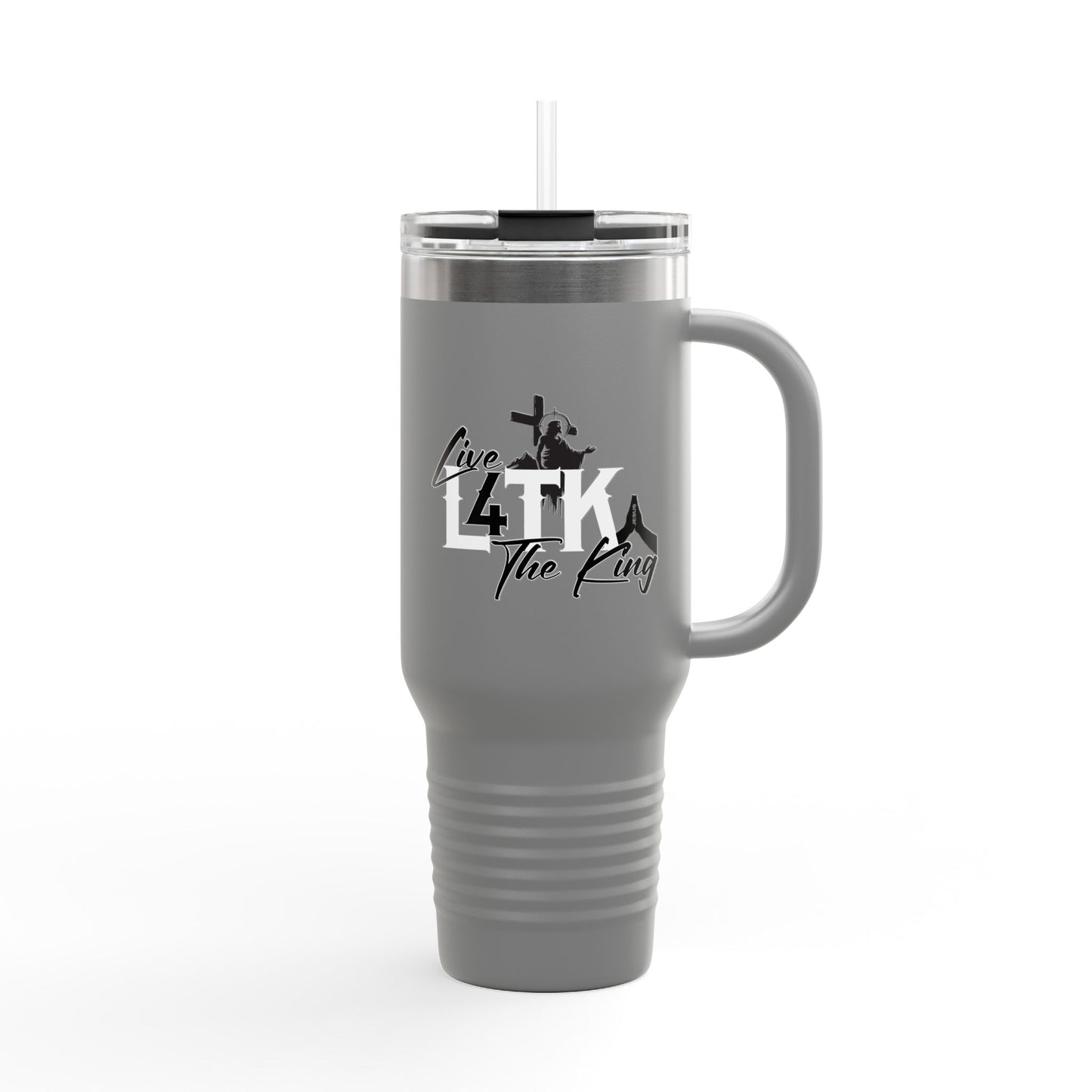 Live Like the King Insulated Travel Mug - 40oz Adventure Companion