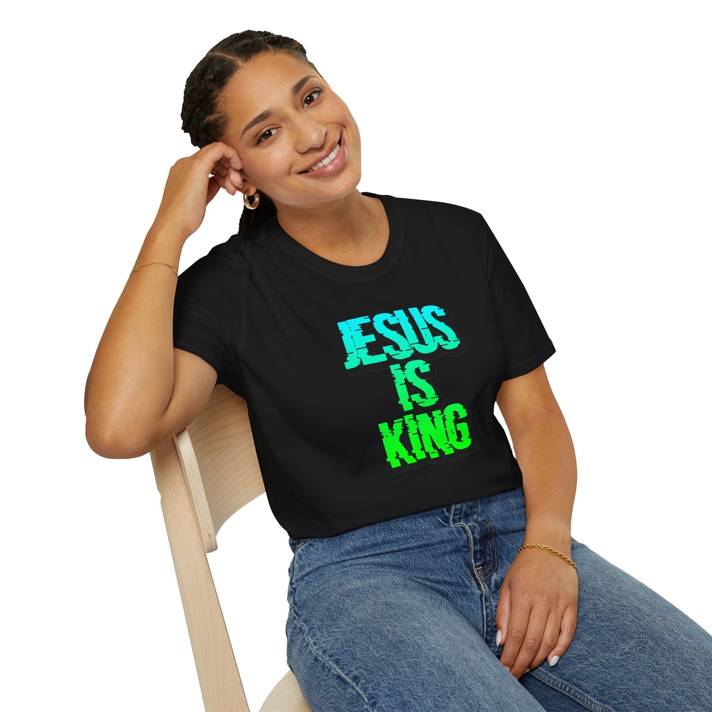 Unisex Jesus is King T-Shirt, Faith Shirt, Christian Apparel, Religious Gift, Inspirational Tee, Casual Wear