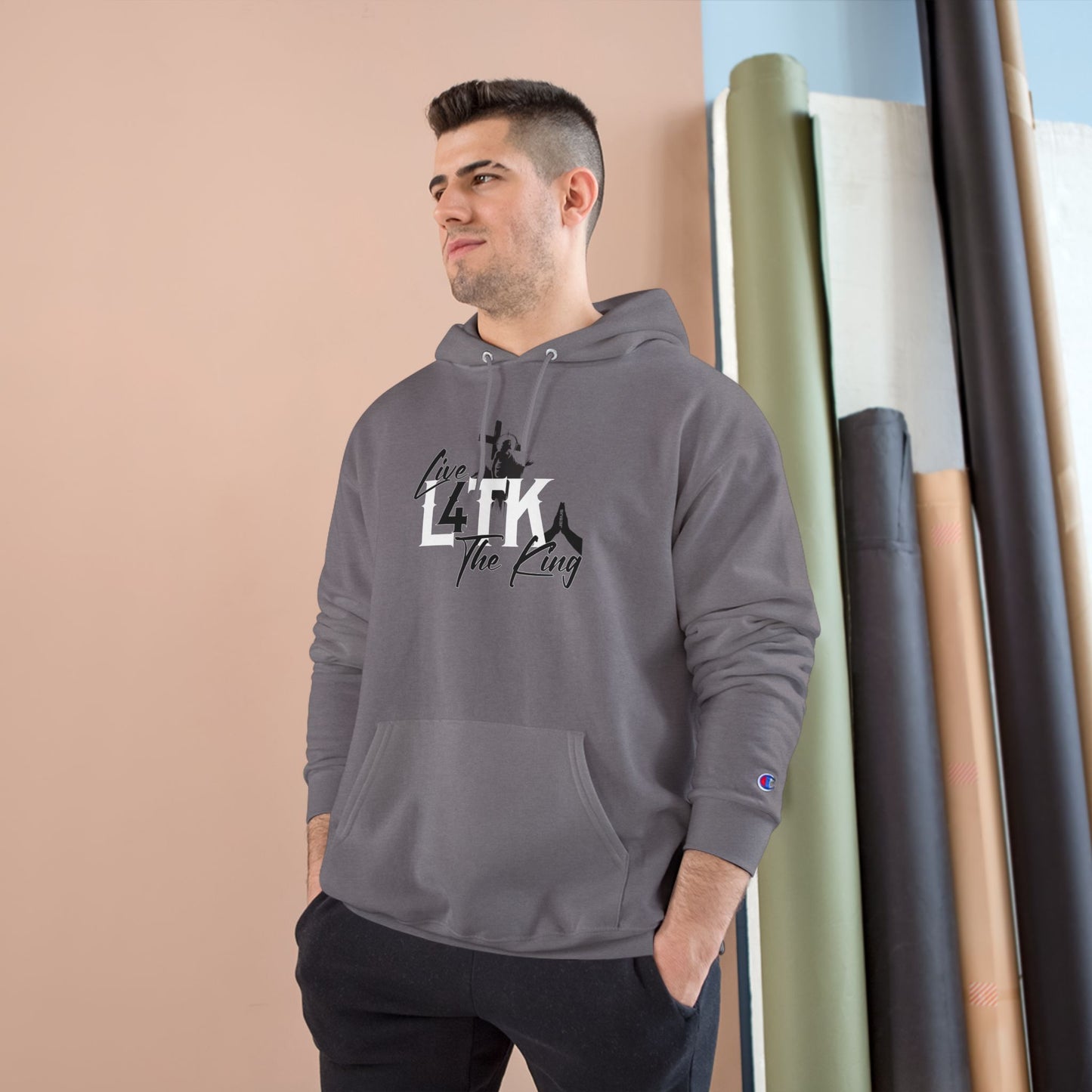 Live L4TK Champion Hoodie - Motivational Sweatshirt for Everyday Inspiration