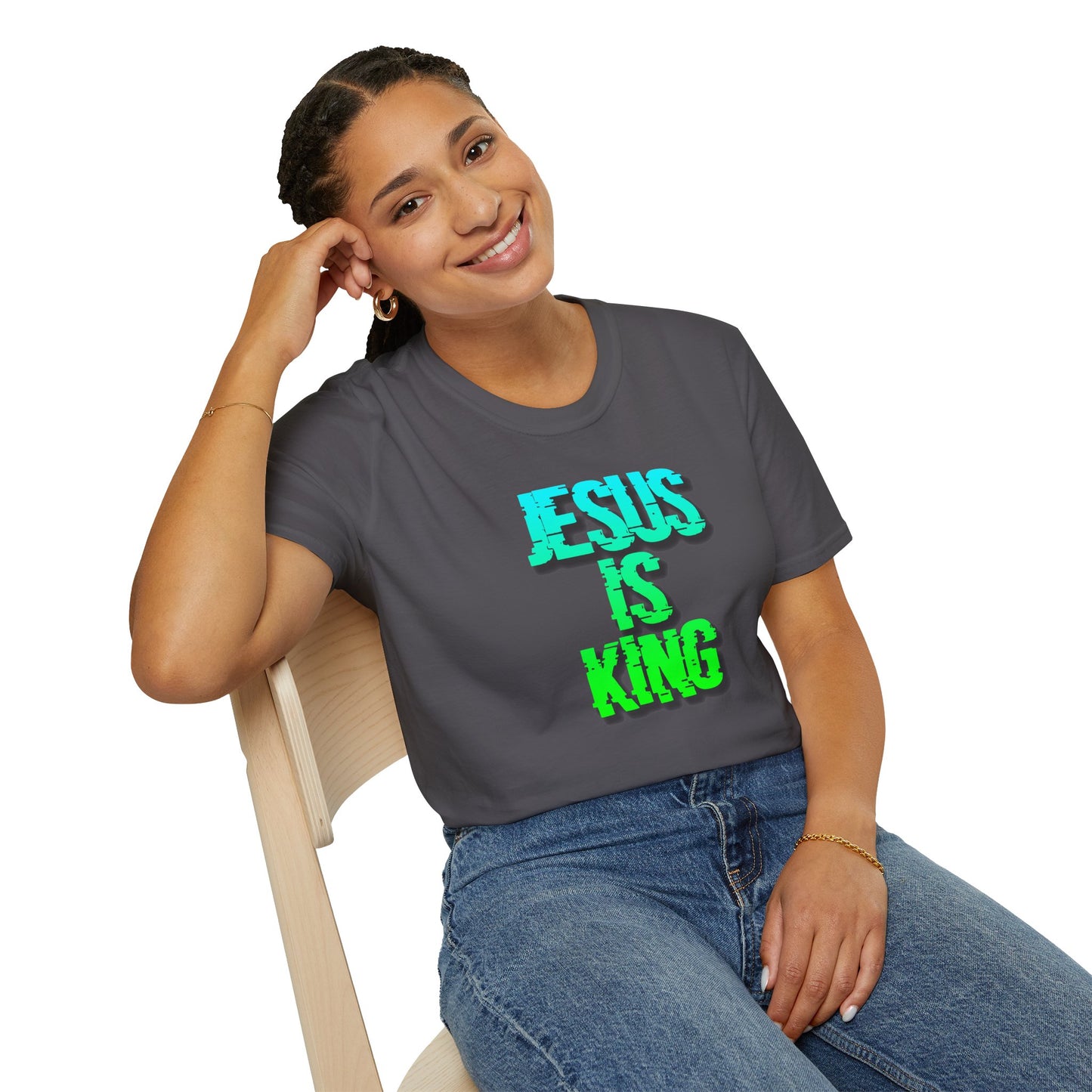 Unisex Jesus is King T-Shirt, Faith Shirt, Christian Apparel, Religious Gift, Inspirational Tee, Casual Wear