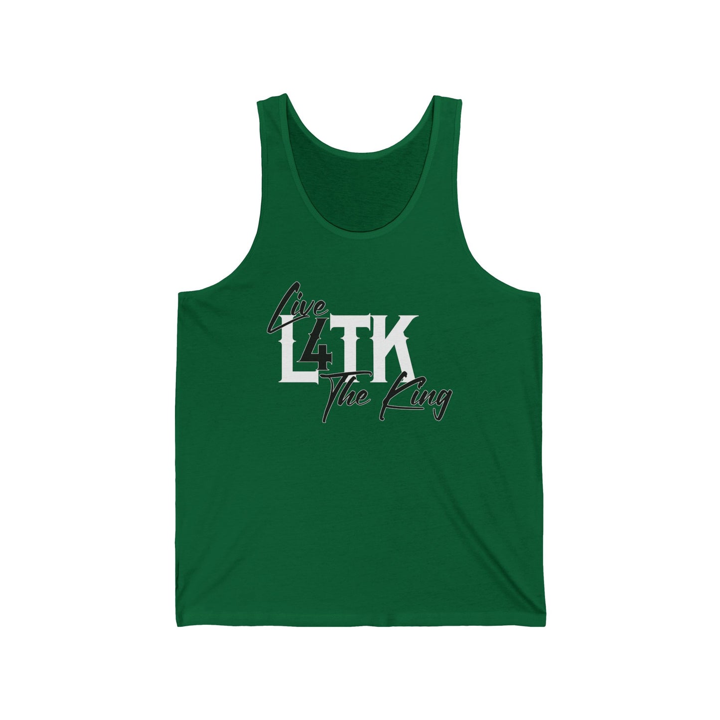 Live 4 The King Unisex Jersey Tank - Casual Summer Wear for Music Lovers