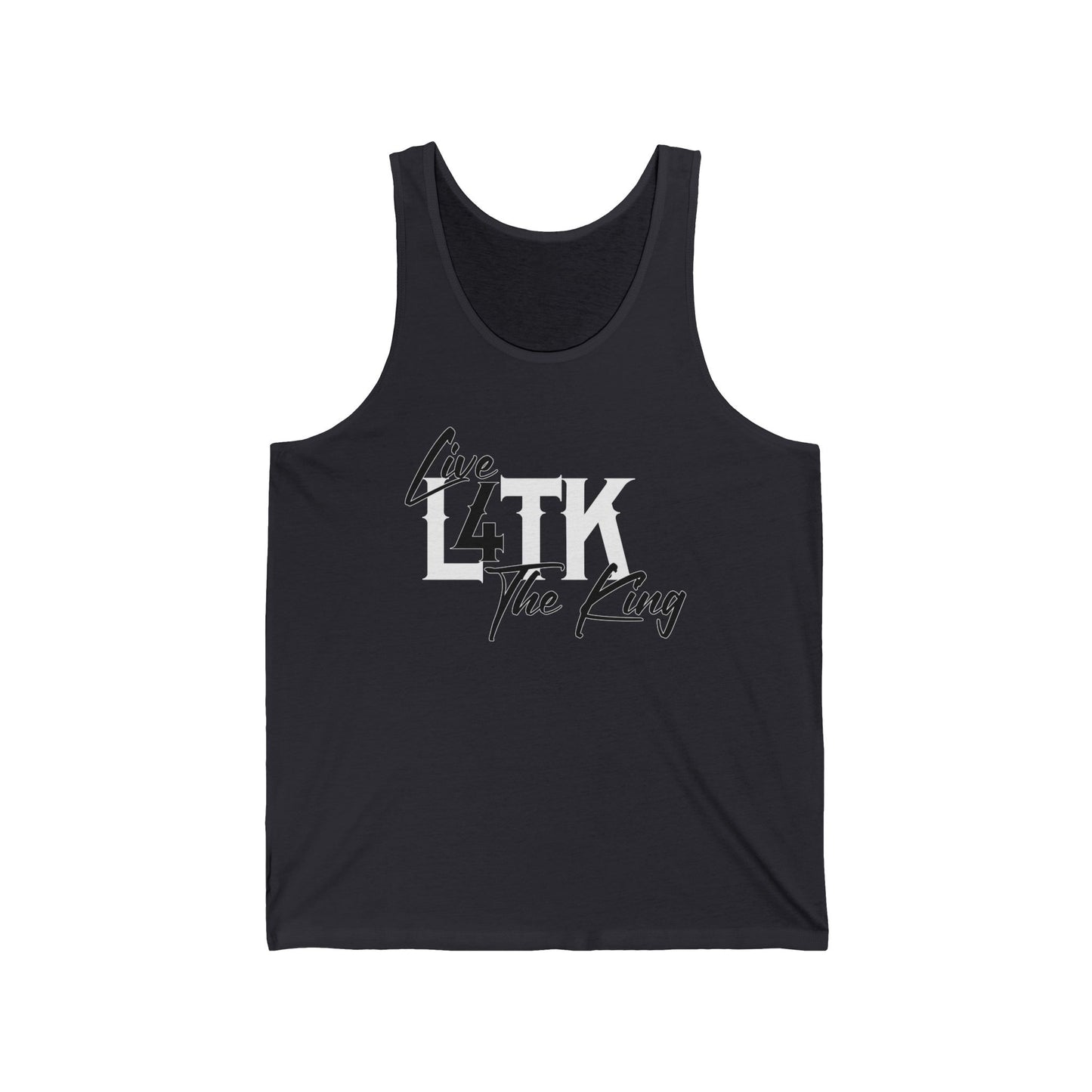 Live 4 The King Unisex Jersey Tank - Casual Summer Wear for Music Lovers