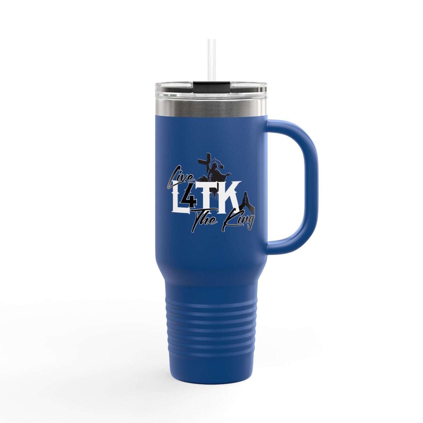 Live Like the King Insulated Travel Mug - 40oz Adventure Companion