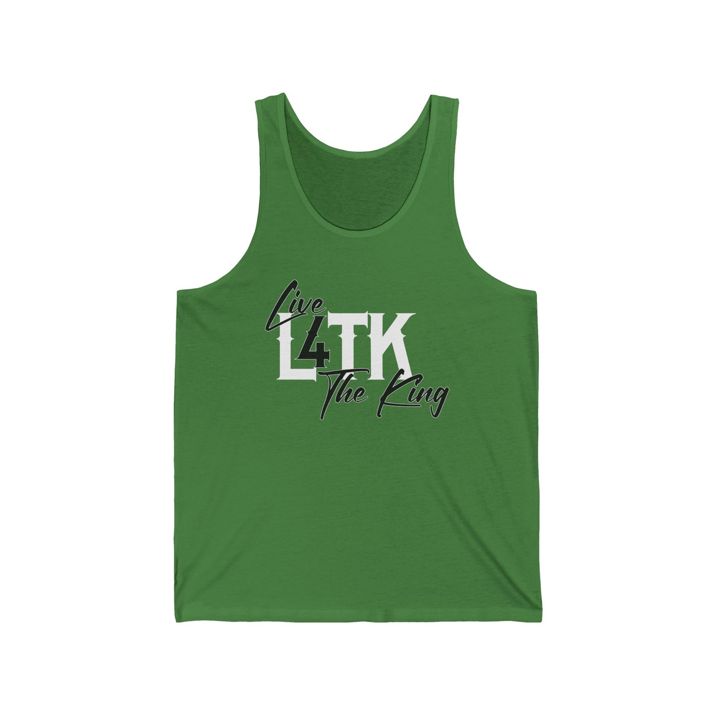 Live 4 The King Unisex Jersey Tank - Casual Summer Wear for Music Lovers