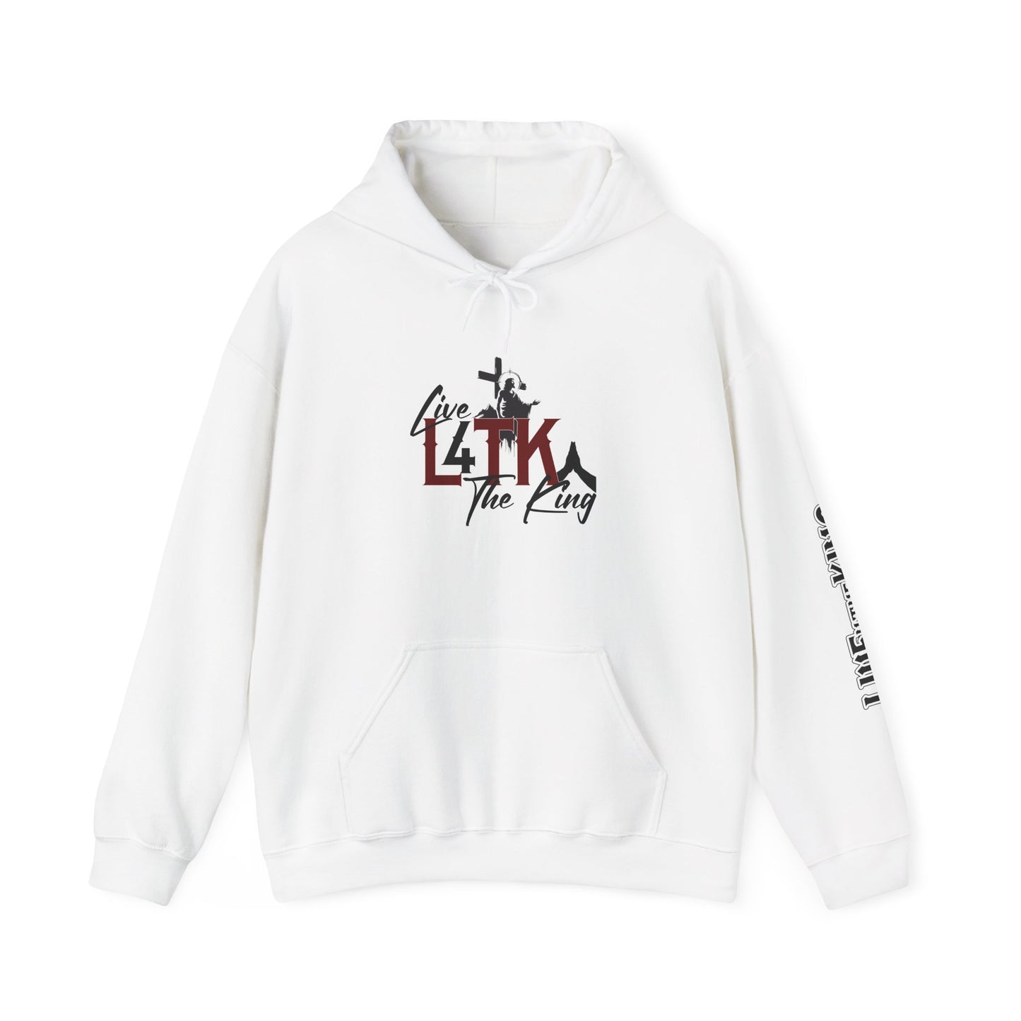 Live Like The King Unisex Hoodie - Inspirational Heavy Blend Sweatshirt