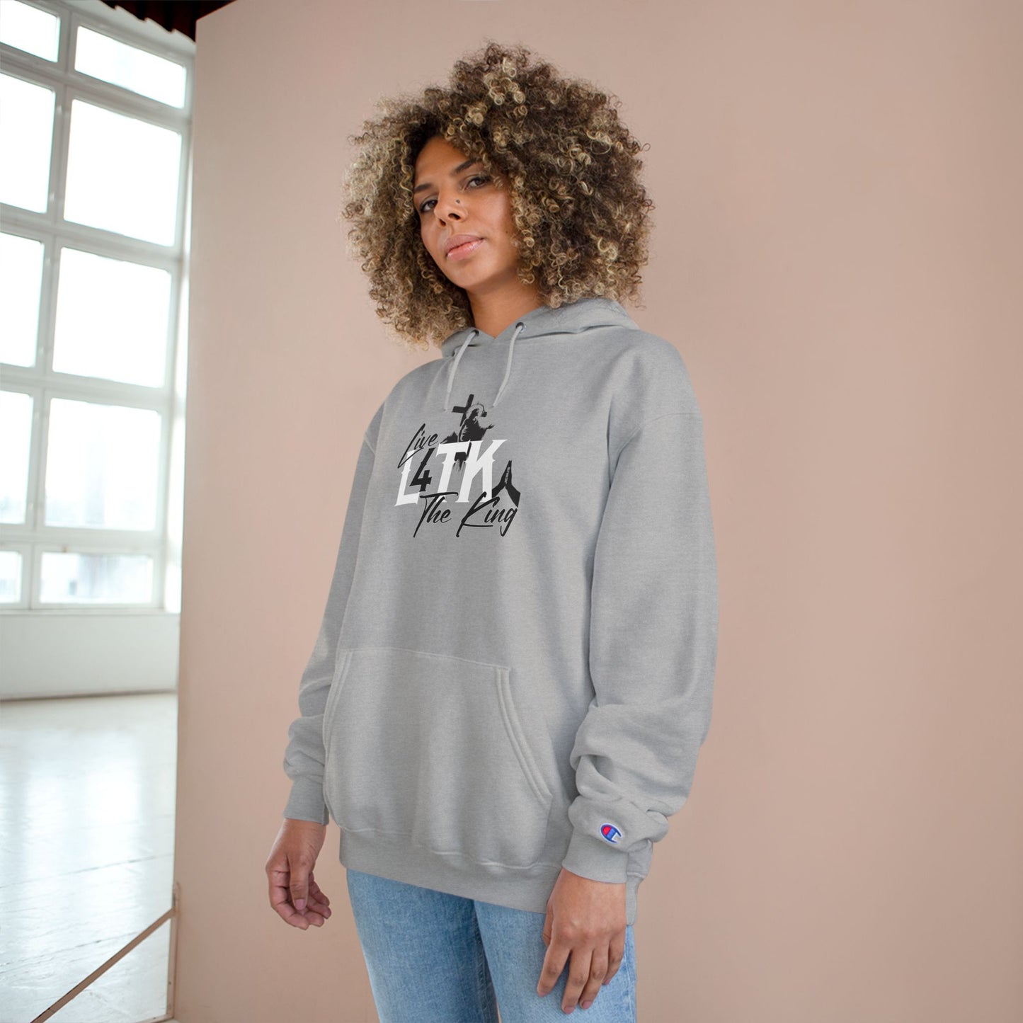 Live L4TK Champion Hoodie - Motivational Sweatshirt for Everyday Inspiration