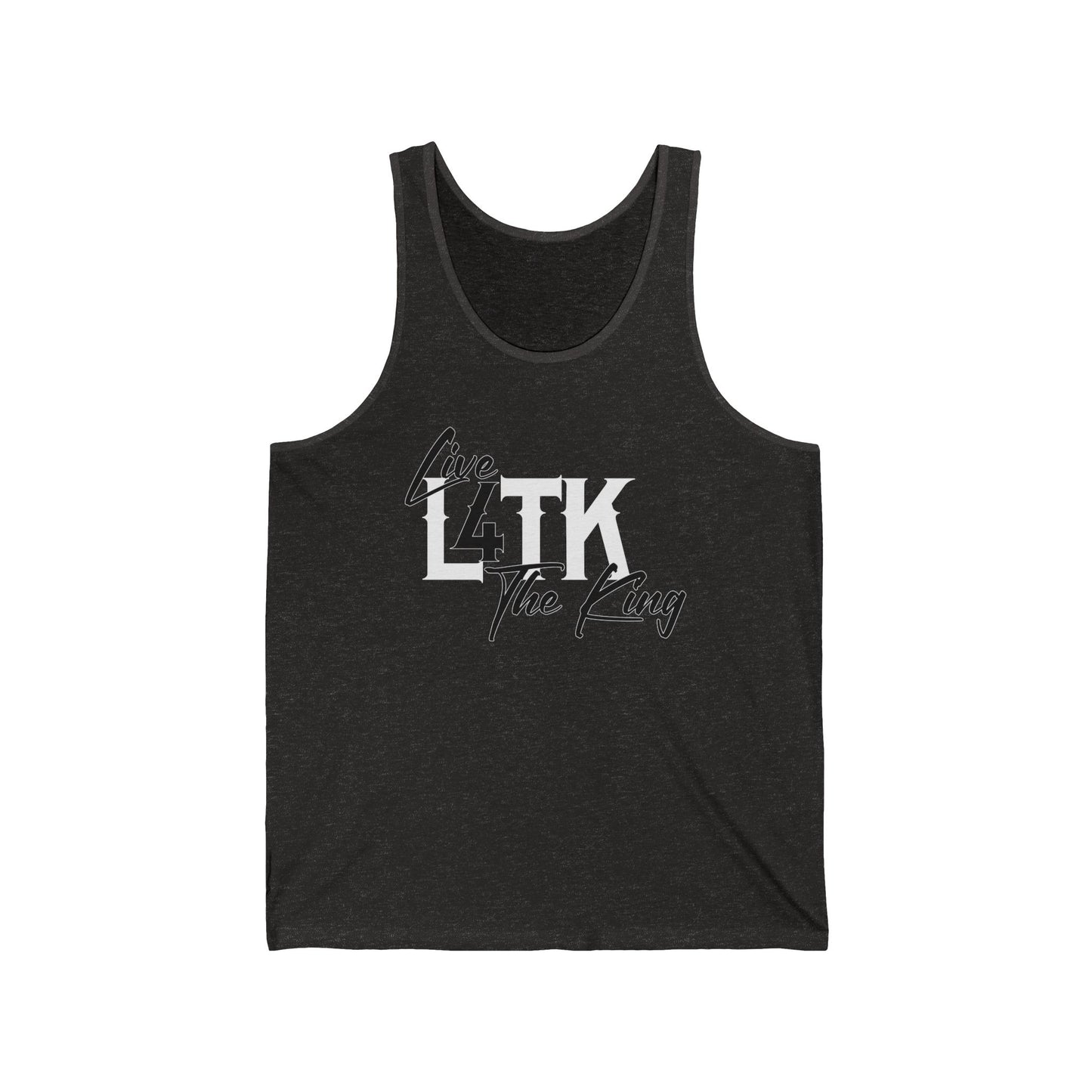 Live 4 The King Unisex Jersey Tank - Casual Summer Wear for Music Lovers