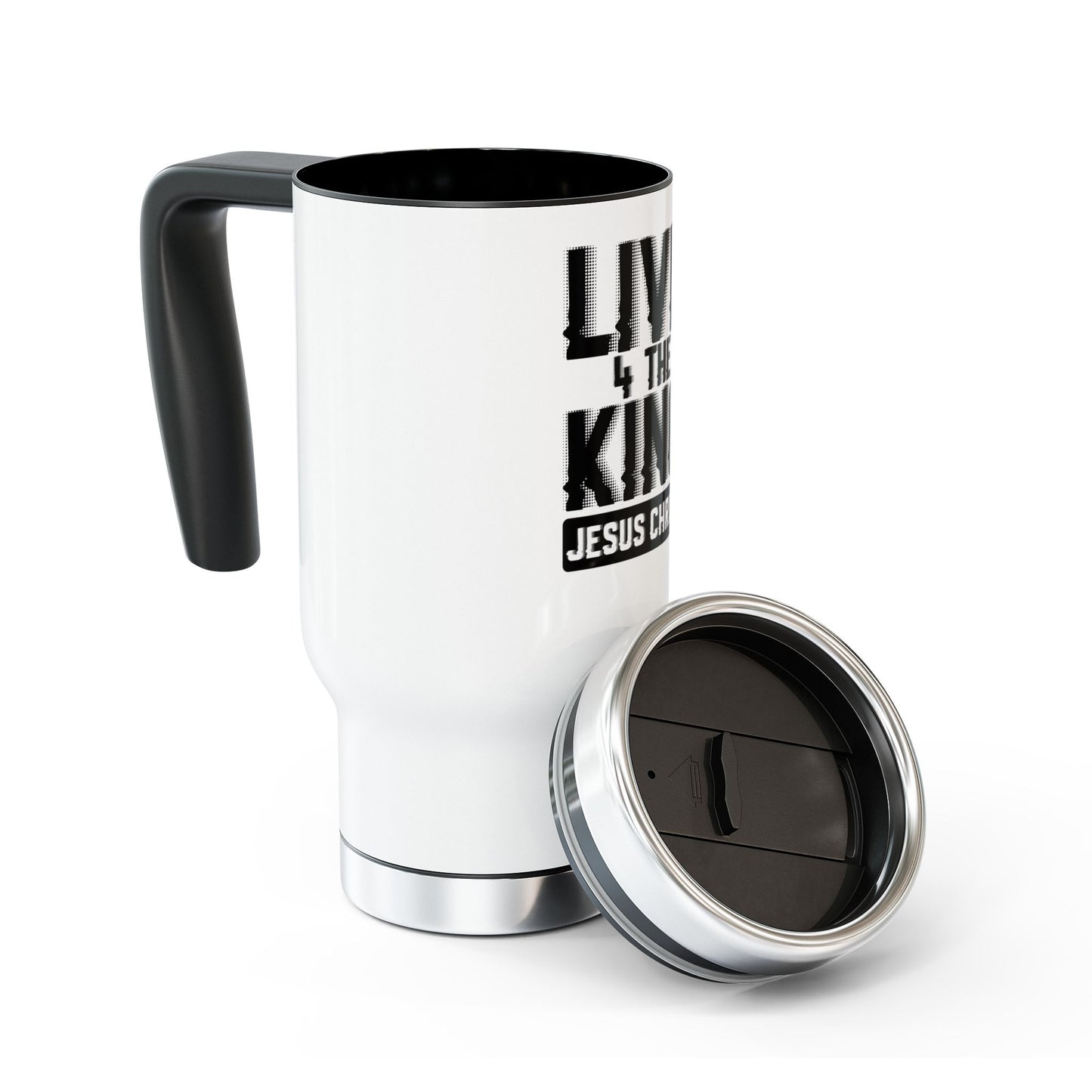 Travel Mug - Have Your Morning Coffee with GOD - 14oz