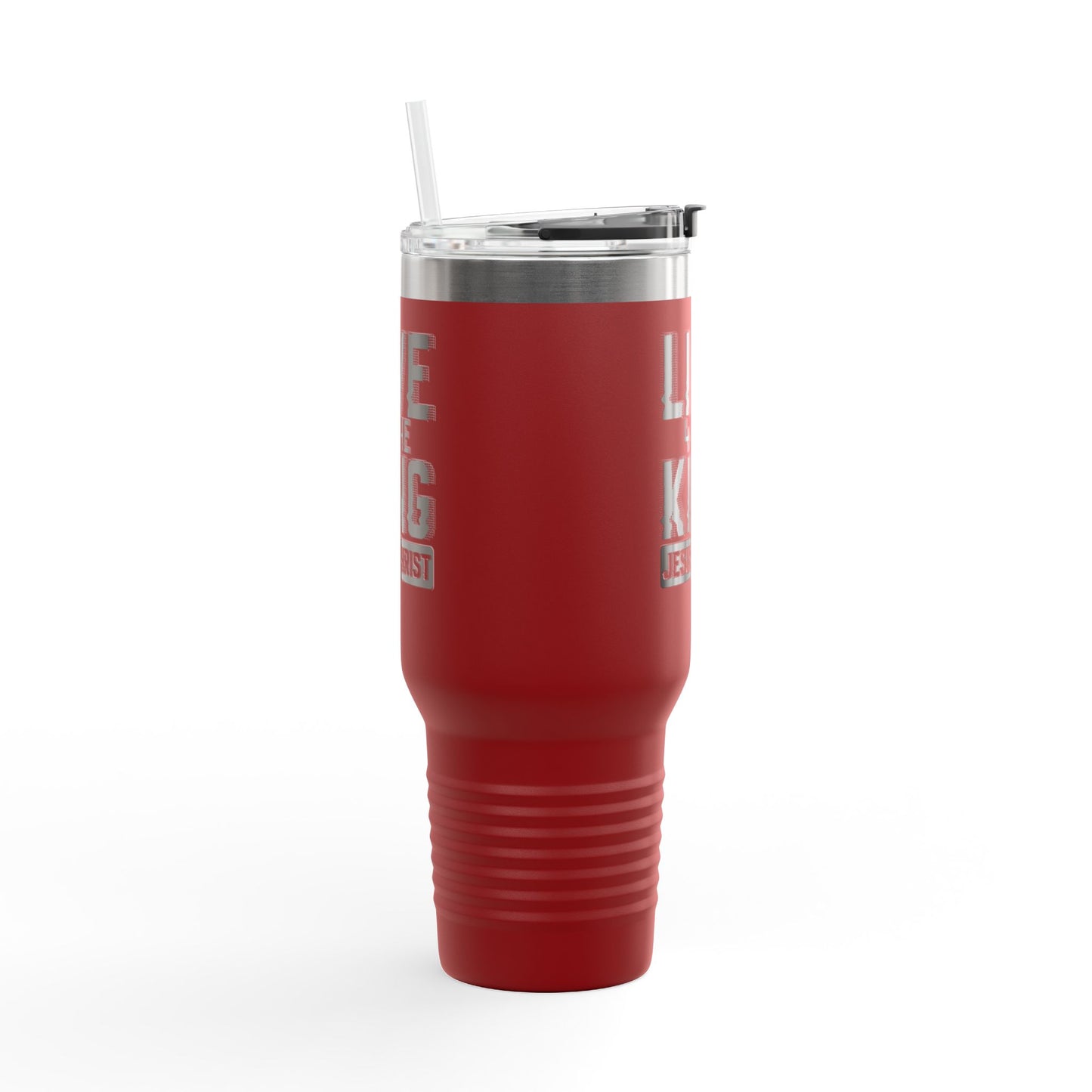 Live for the King Insulated Travel Mug | 40oz Christian Mug for Coffee Lovers, Outdoor Adventures, Gifts