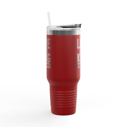 Live for the King Insulated Travel Mug | 40oz Christian Mug for Coffee Lovers, Outdoor Adventures, Gifts