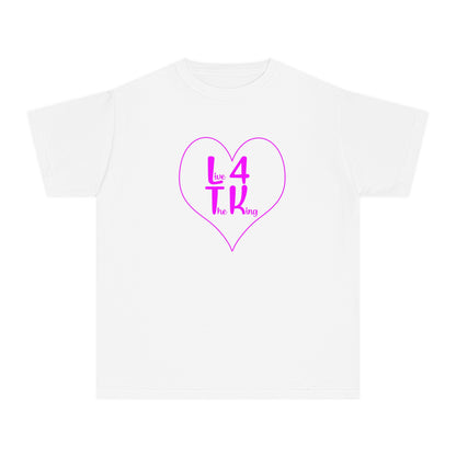 Live 4 The King Youth Midweight Tee - Fun & Trendy T-Shirt for Kids