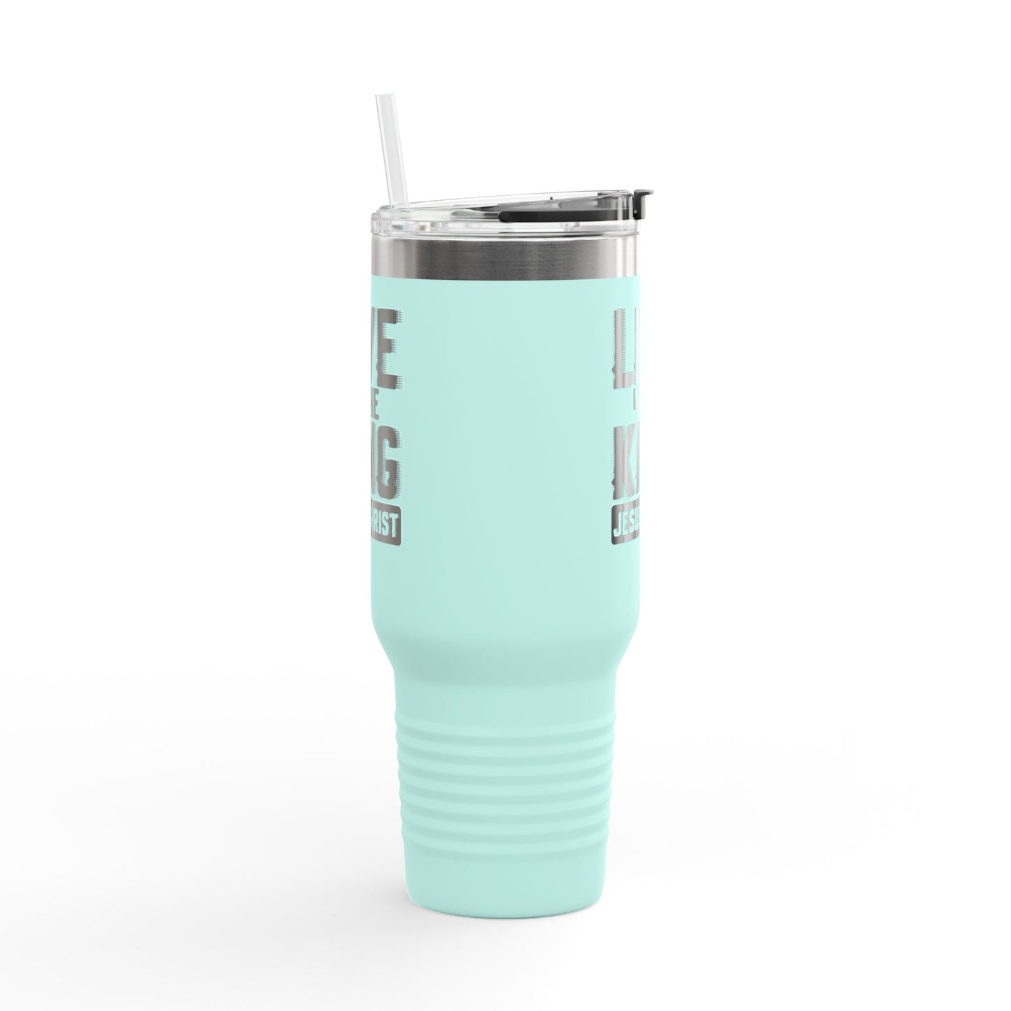 Live for the King Insulated Travel Mug | 40oz Christian Mug for Coffee Lovers, Outdoor Adventures, Gifts