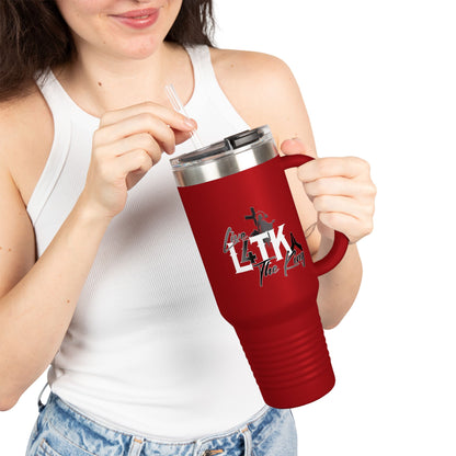 Live Like the King Insulated Travel Mug - 40oz Adventure Companion