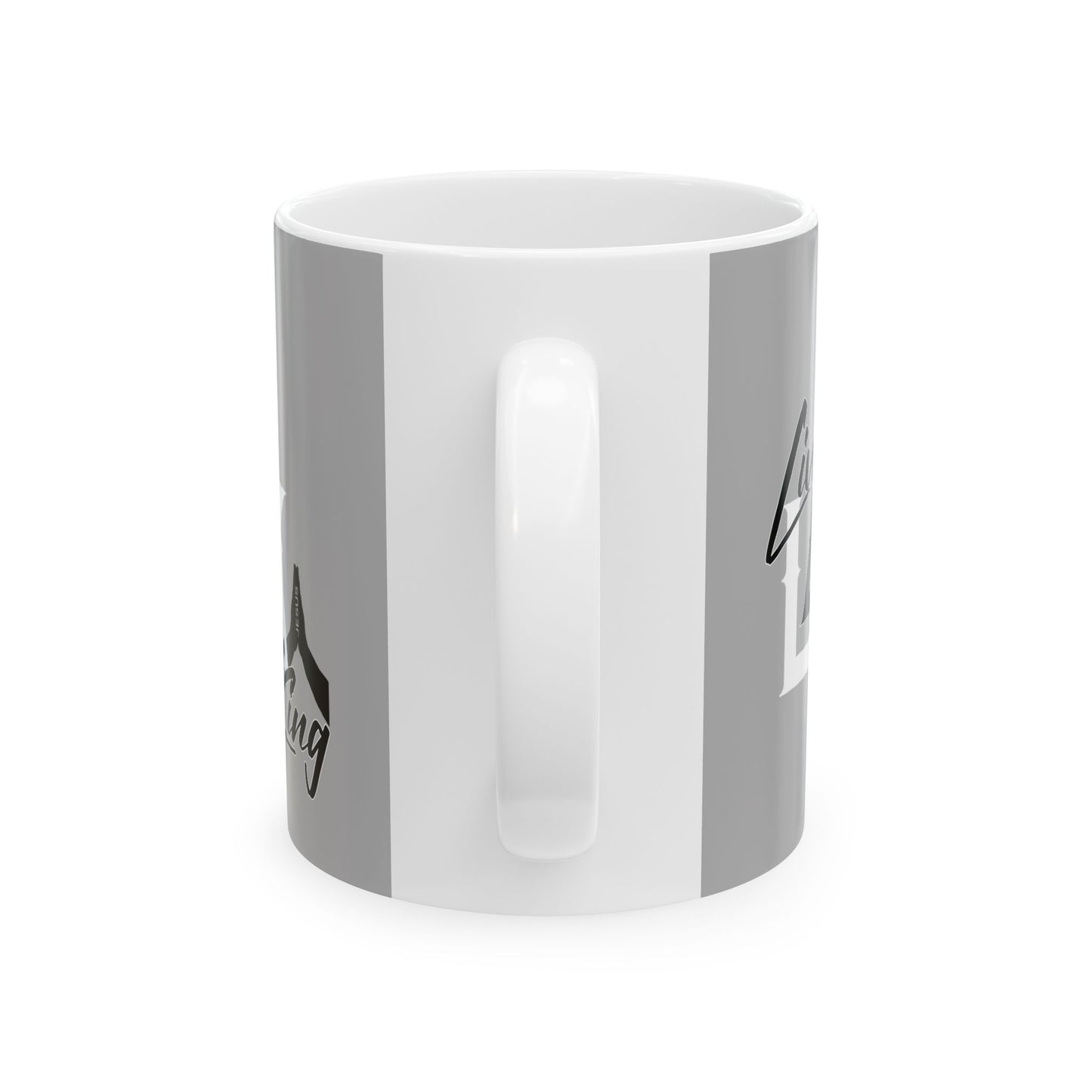 Inspirational Ceramic Mug - 'The King Lives' Design (11oz, 15oz)