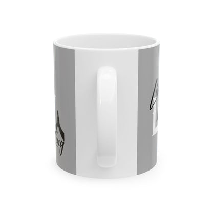 Inspirational Ceramic Mug - 'The King Lives' Design (11oz, 15oz)