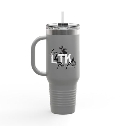 Live Like the King Insulated Travel Mug - 40oz Adventure Companion