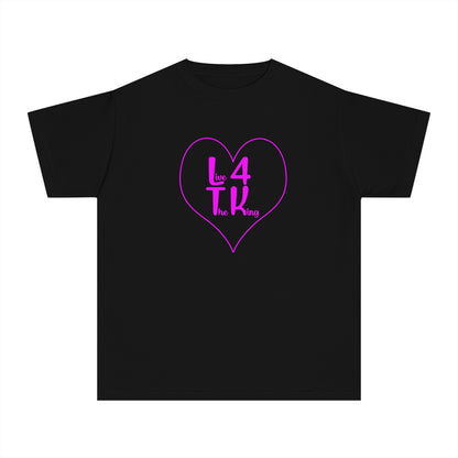 Live 4 The King Youth Midweight Tee - Fun & Trendy T-Shirt for Kids