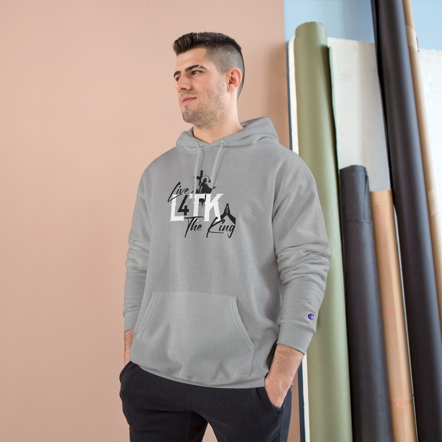 Live L4TK Champion Hoodie - Motivational Sweatshirt for Everyday Inspiration