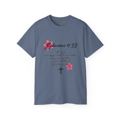 Inspirational Faith Tee - Ephesians 4:32, Christian Gift, Casual Wear, Unisex Shirt, Uplifting Quote Apparel
