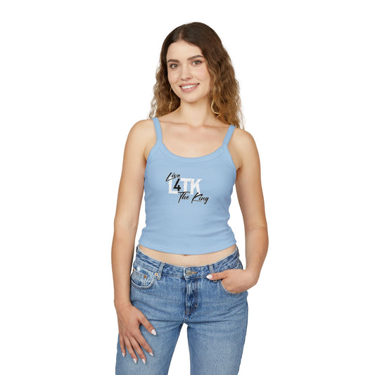 Live 4 The King Women's Spaghetti Strap Tank Top - Trendy Summer Wear