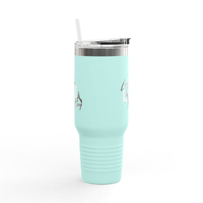Live Like the King Insulated Travel Mug - 40oz Adventure Companion