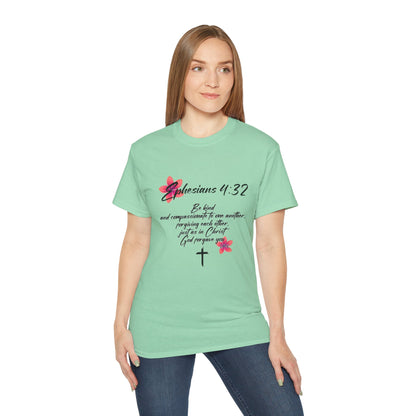 Inspirational Faith Tee - Ephesians 4:32, Christian Gift, Casual Wear, Unisex Shirt, Uplifting Quote Apparel