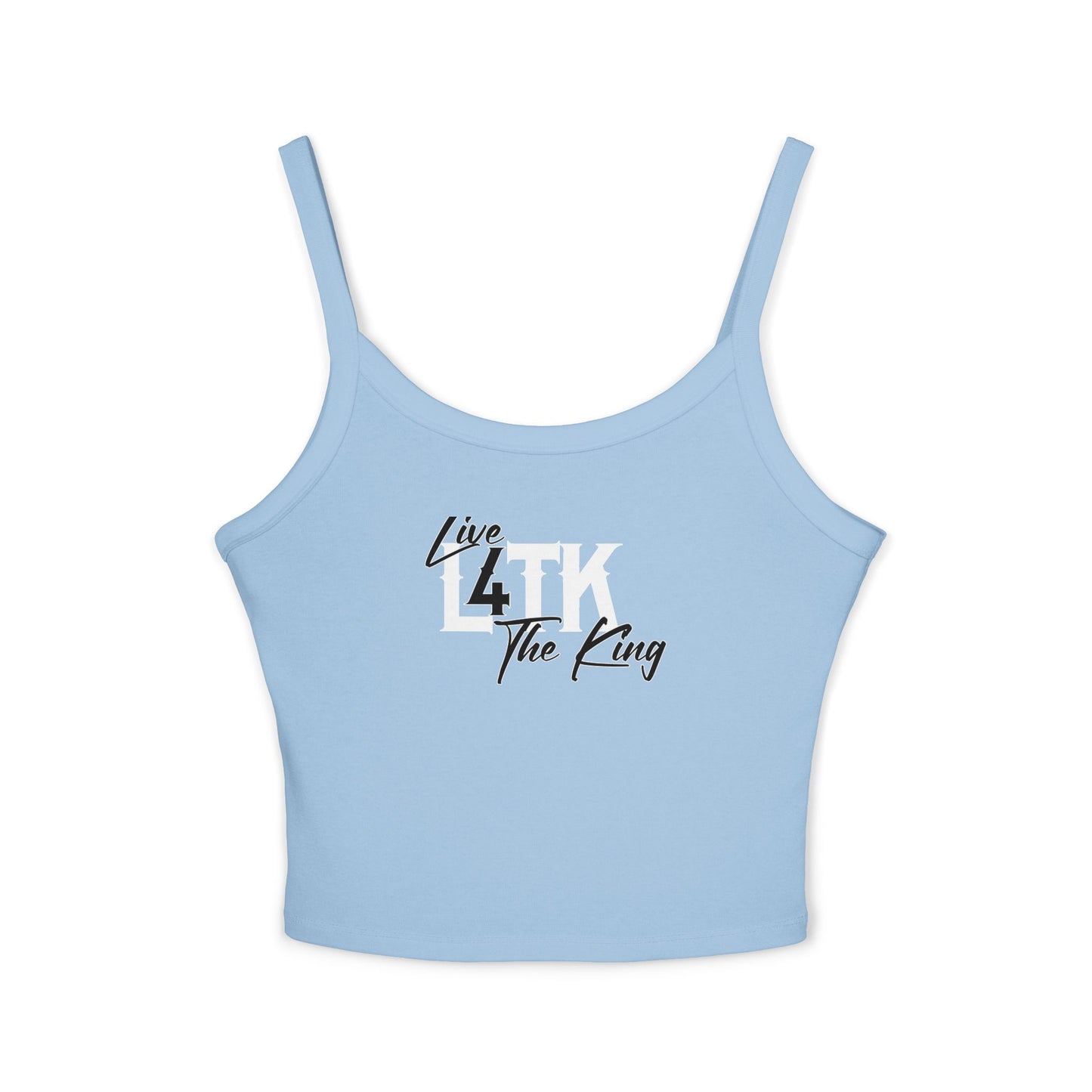 Live 4 The King Women's Spaghetti Strap Tank Top - Trendy Summer Wear