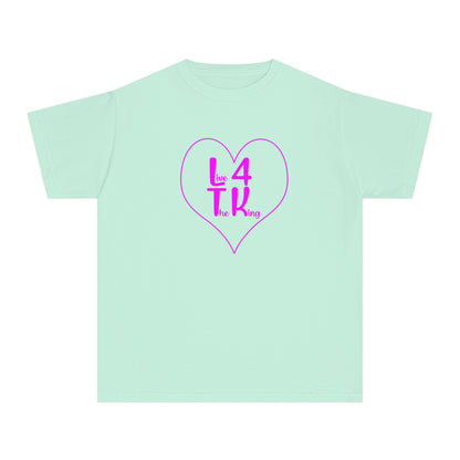 Live 4 The King Youth Midweight Tee - Fun & Trendy T-Shirt for Kids