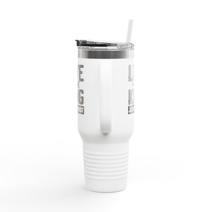 Live for the King Insulated Travel Mug | 40oz Christian Mug for Coffee Lovers, Outdoor Adventures, Gifts