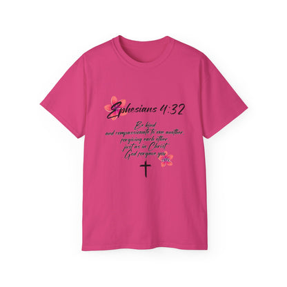 Inspirational Faith Tee - Ephesians 4:32, Christian Gift, Casual Wear, Unisex Shirt, Uplifting Quote Apparel