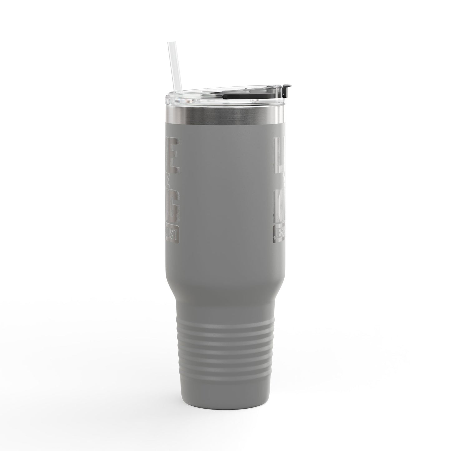 Live for the King Insulated Travel Mug | 40oz Christian Mug for Coffee Lovers, Outdoor Adventures, Gifts