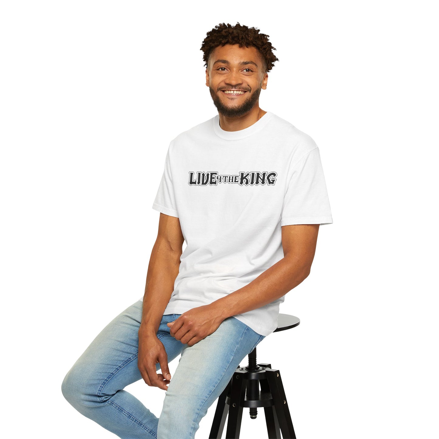 Live Like a King Unisex Garment-Dyed T-Shirt