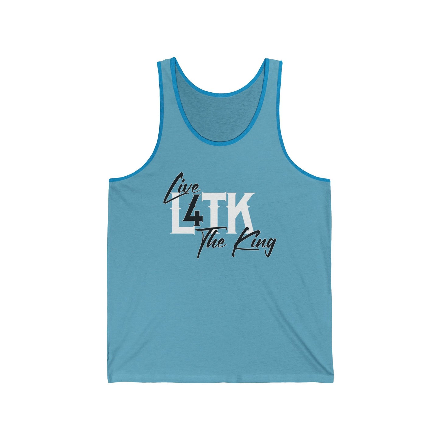 Live 4 The King Unisex Jersey Tank - Casual Summer Wear for Music Lovers