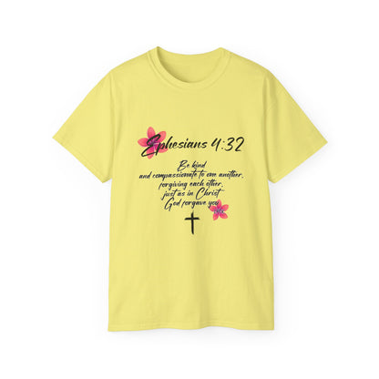 Inspirational Faith Tee - Ephesians 4:32, Christian Gift, Casual Wear, Unisex Shirt, Uplifting Quote Apparel