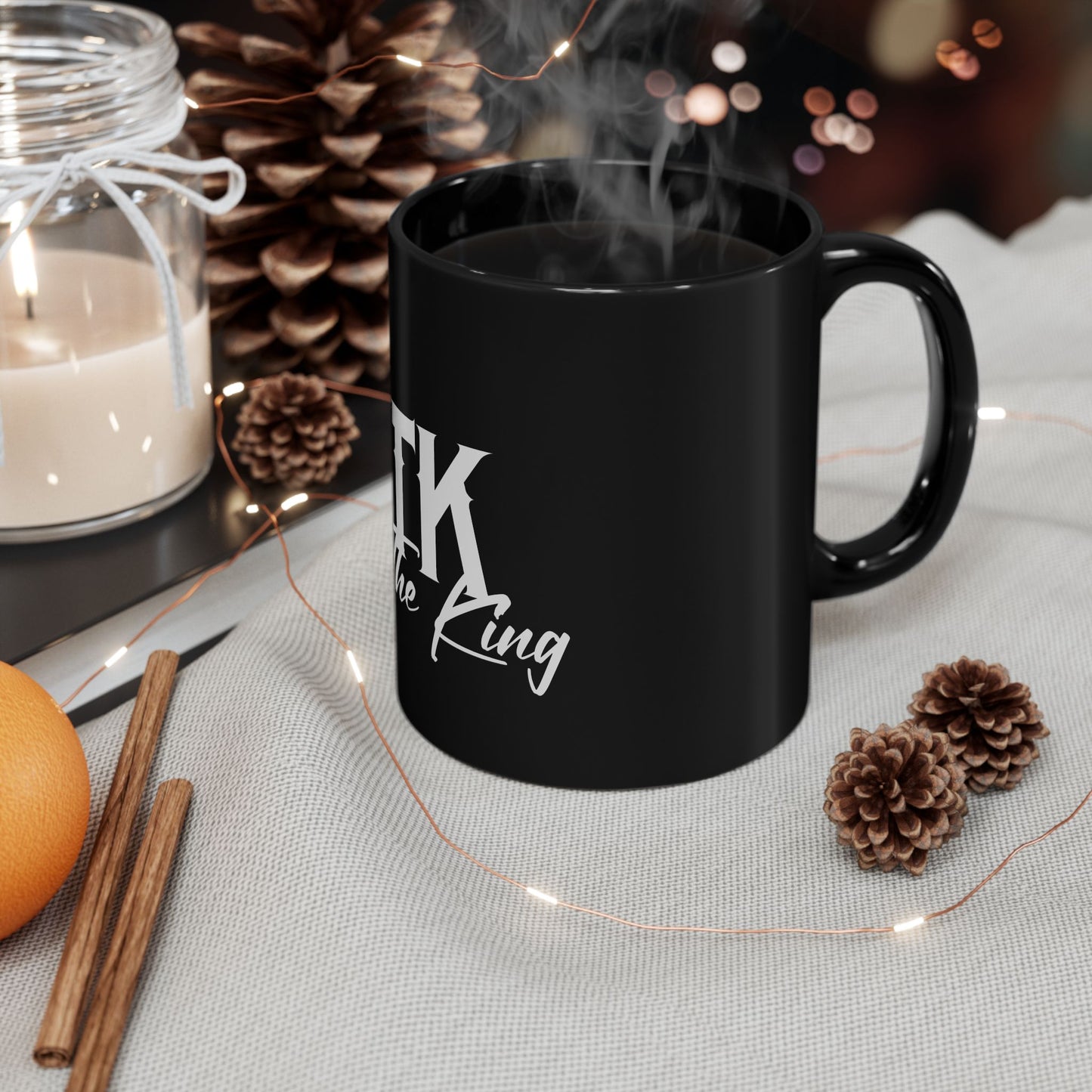 Bold Statement Black Mug for Coffee Lovers, Motivational Gift for Him or Her, Ideal for Birthdays, Home Office, and Holiday Celebrations