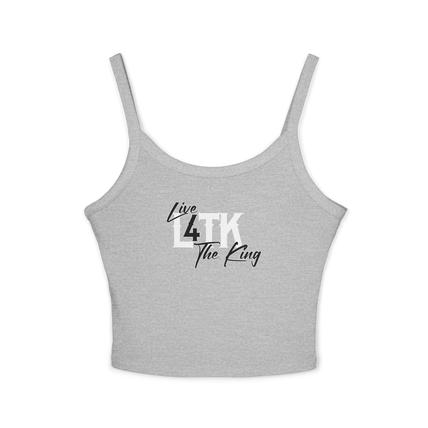 Live 4 The King Women's Spaghetti Strap Tank Top - Trendy Summer Wear