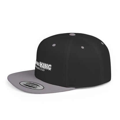 Live Like a King Flat Bill Snapback Cap - Inspirational Christian Hat
