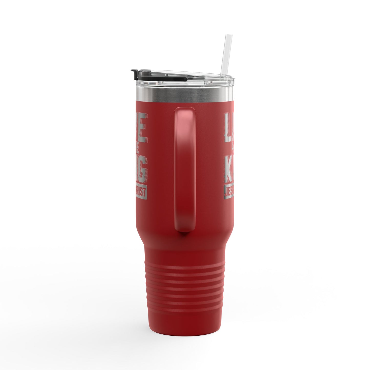 Live for the King Insulated Travel Mug | 40oz Christian Mug for Coffee Lovers, Outdoor Adventures, Gifts