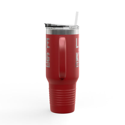 Live for the King Insulated Travel Mug | 40oz Christian Mug for Coffee Lovers, Outdoor Adventures, Gifts